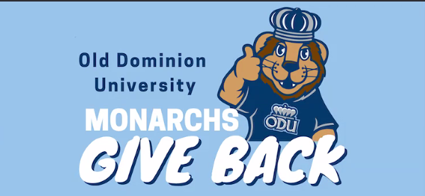 Image of Big Blue and the Monarchs Give Back Logo